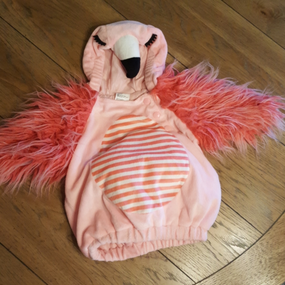 Flamingo Halloween Party Costume 0-6mos.